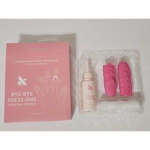 Olive & June Bye Bye Press-On Nail Polish Remover Kit w/caps, sponges, acetone